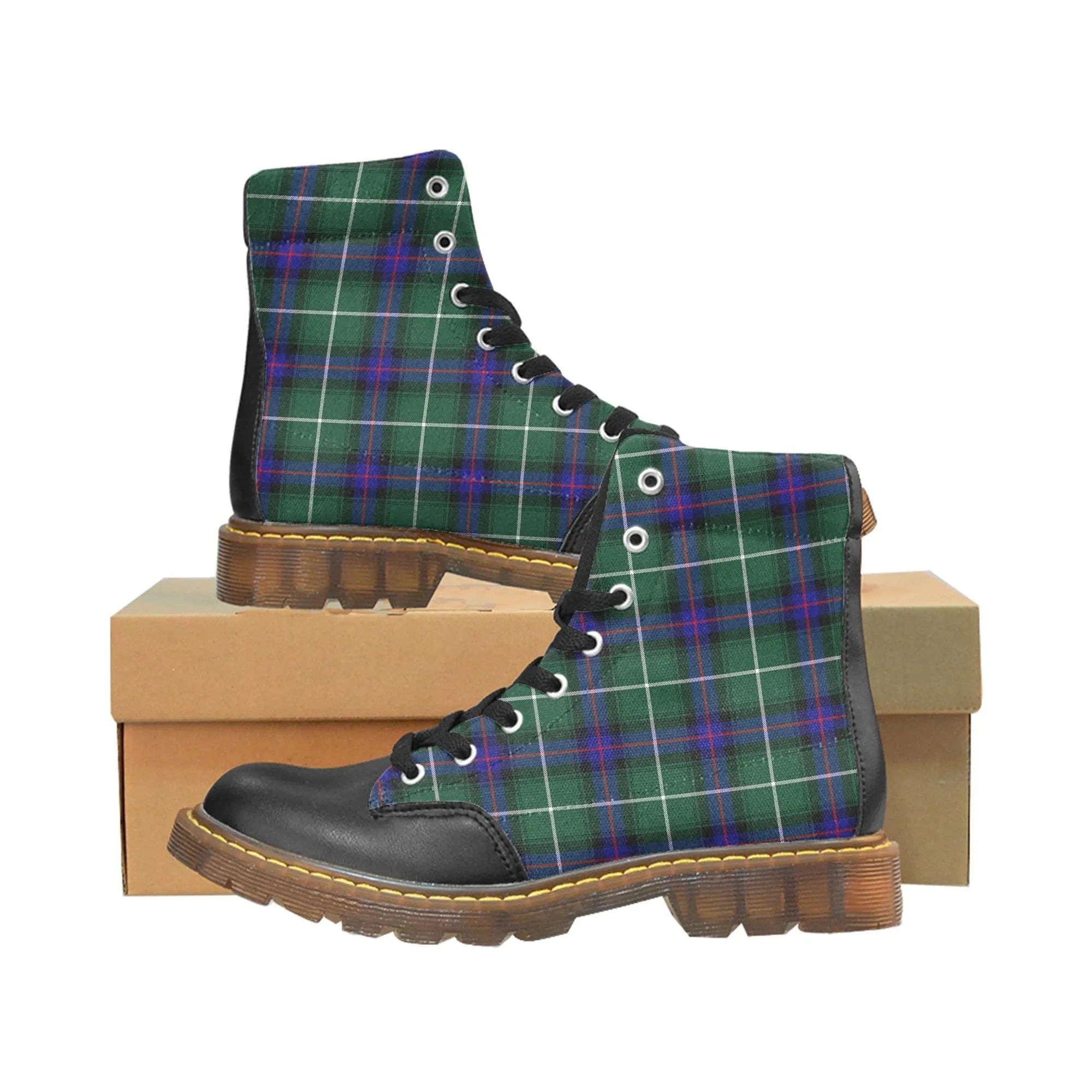 Macdonald Of The Isles Hunting Modern Tartan Plaid Apache Boots