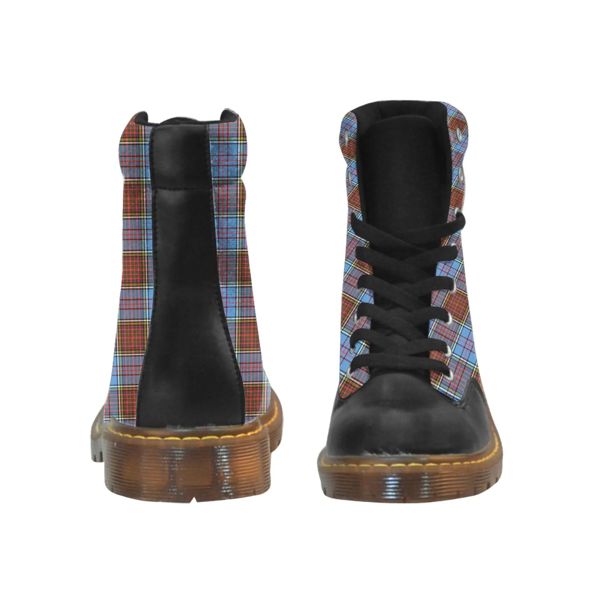 Anderson Modern Tartan Plaid Apache Boots
