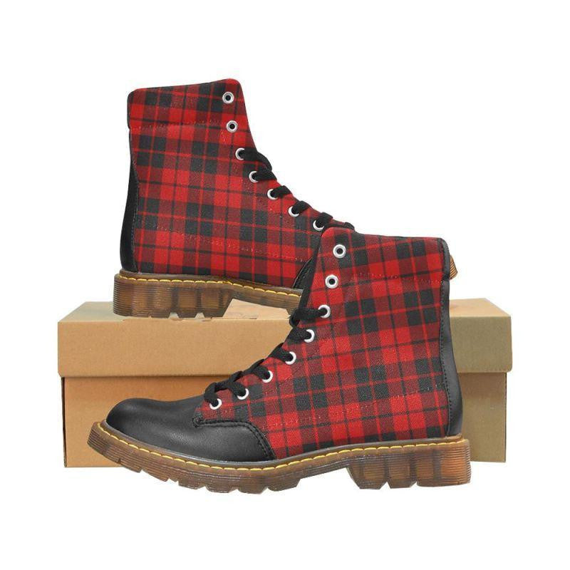 Ettrick District Tartan Plaid Apache Boots