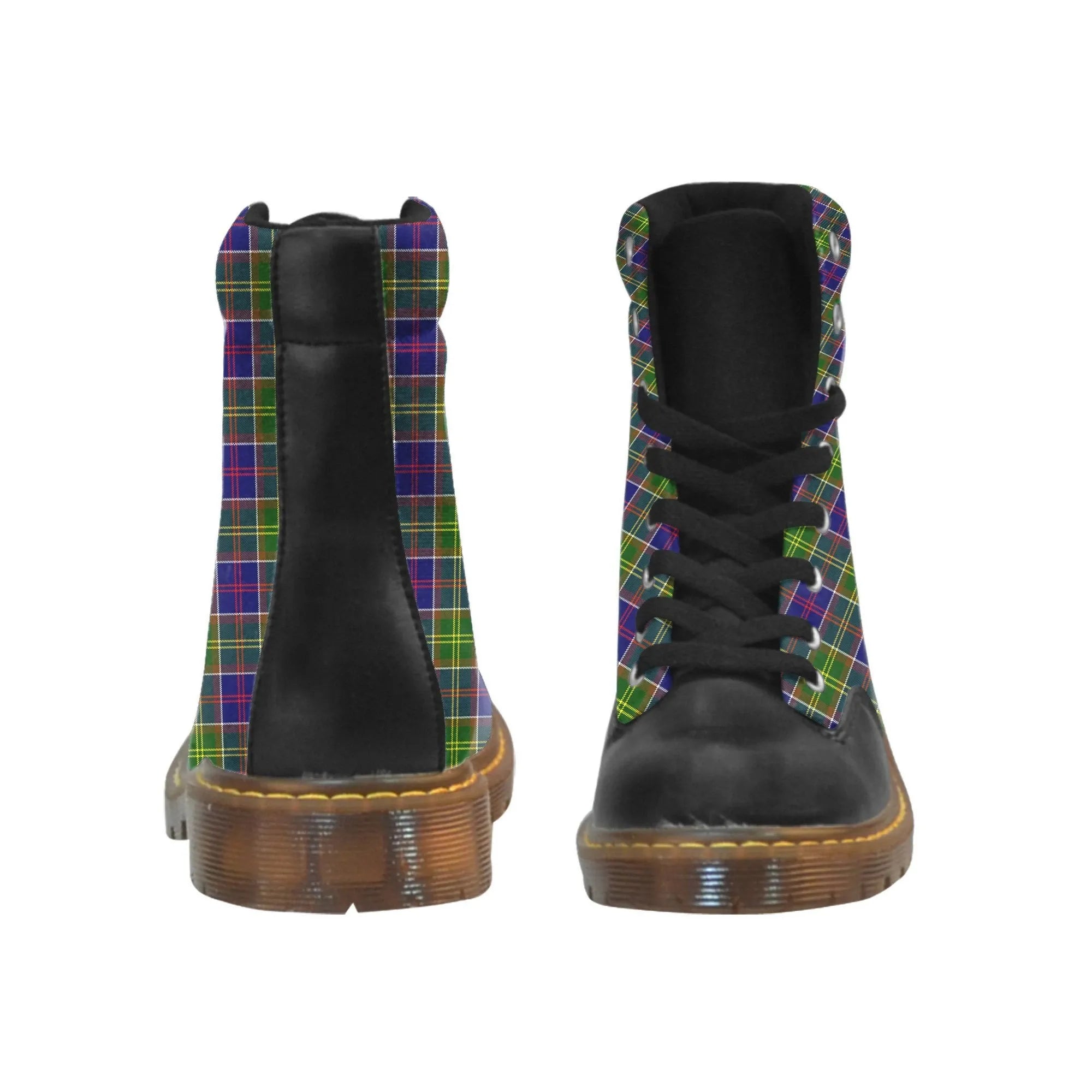 Ayrshire District Tartan Plaid Apache Boots
