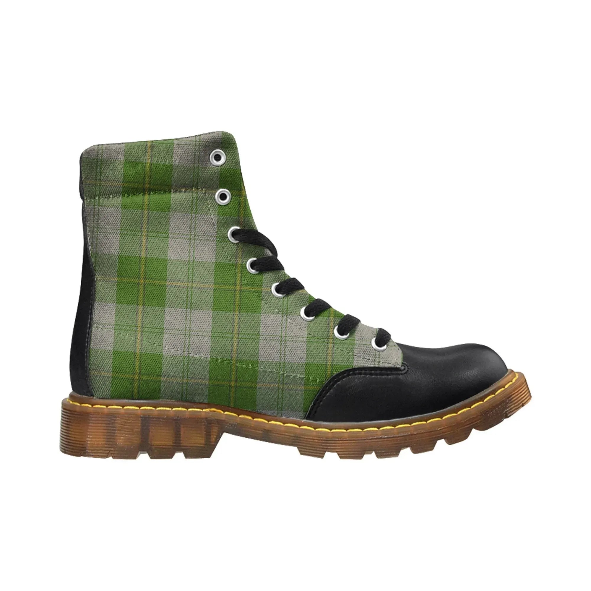 Cunningham Dress Green Dancers Tartan Plaid Apache Boots