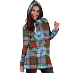 Anderson Ancient Tartan Plaid Hoodie Dress