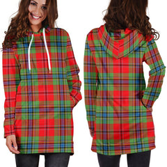MacLean of Duart Modern Tartan Plaid Hoodie Dress