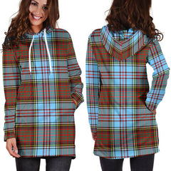 Anderson Ancient Tartan Plaid Hoodie Dress