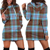 Anderson Ancient Tartan Plaid Hoodie Dress