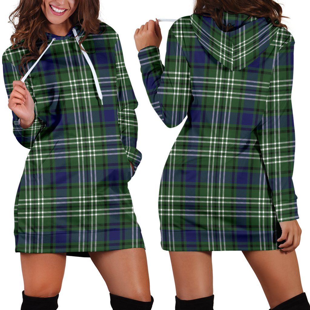 Blyth Tartan Plaid Hoodie Dress