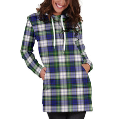 Gordon Dress Modern Tartan Plaid Hoodie Dress