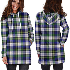 Gordon Dress Modern Tartan Plaid Hoodie Dress