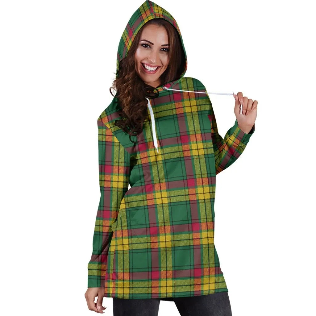 MacMillan Old Ancient Tartan Plaid Hoodie Dress