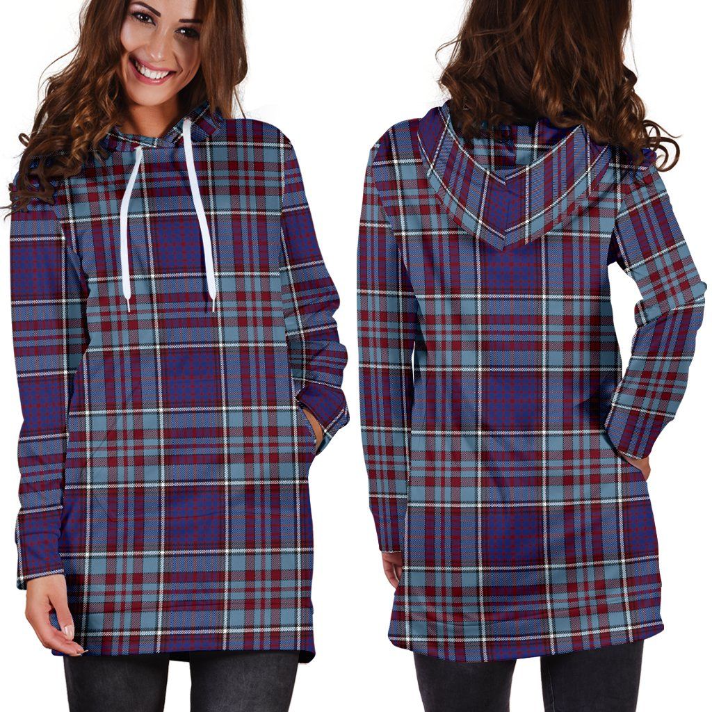RCAF Tartan Plaid Hoodie Dress