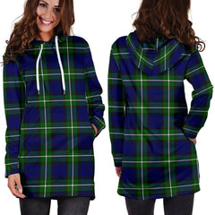 Forbes Modern Tartan Plaid Hoodie Dress
