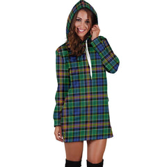 Allison Tartan Plaid Hoodie Dress