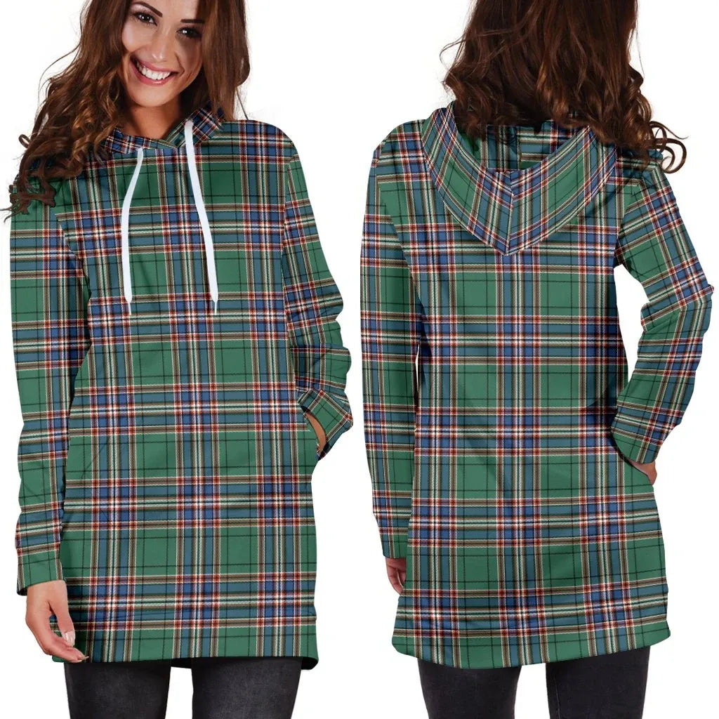 MacFarlane Hunting Ancient Tartan Plaid Hoodie Dress