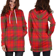 Ross Modern Tartan Plaid Hoodie Dress