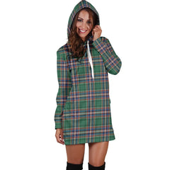 MacFarlane Hunting Ancient Tartan Plaid Hoodie Dress