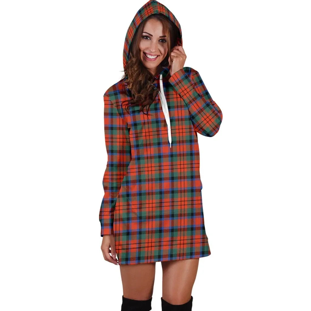 MacDuff Ancient Tartan Plaid Hoodie Dress