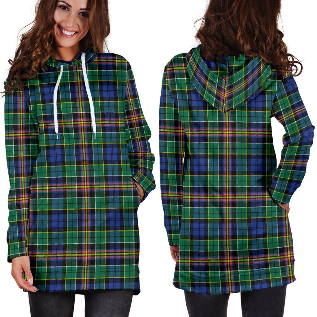 Allison Tartan Plaid Hoodie Dress