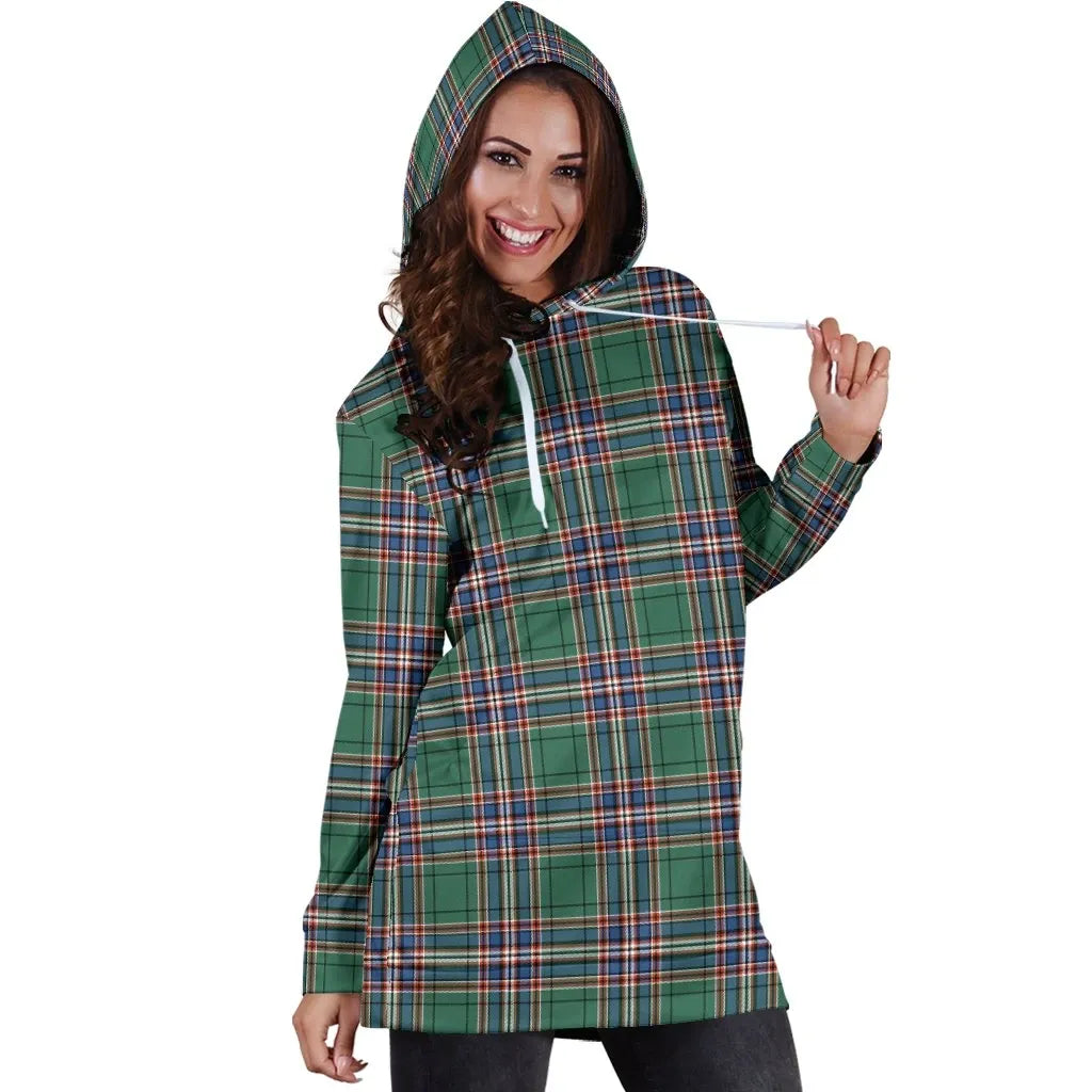 MacFarlane Hunting Ancient Tartan Plaid Hoodie Dress