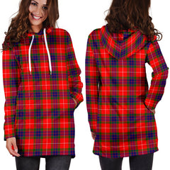 Fraser Modern Tartan Plaid Hoodie Dress