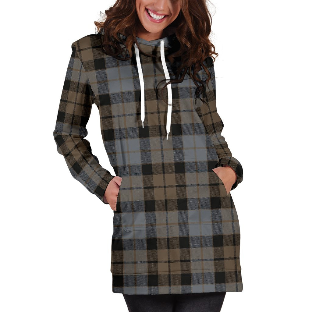 MacKay Weathered Tartan Plaid Hoodie Dress