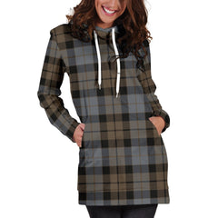 MacKay Weathered Tartan Plaid Hoodie Dress