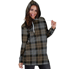 MacKay Weathered Tartan Plaid Hoodie Dress