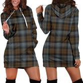 BlackWatch Weathered Tartan Plaid Hoodie Dress