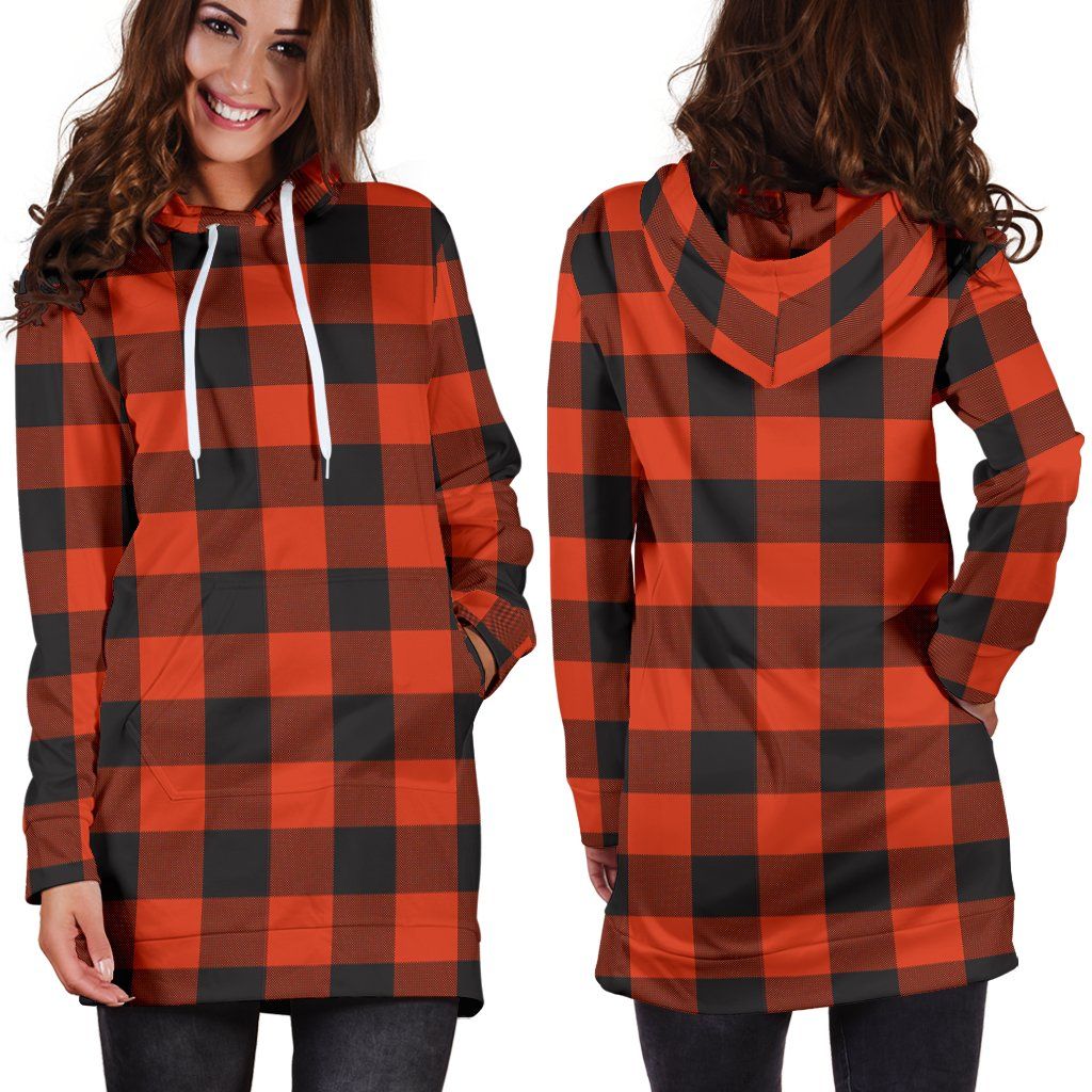 Rob Roy MacGregor Ancient Tartan Plaid Hoodie Dress