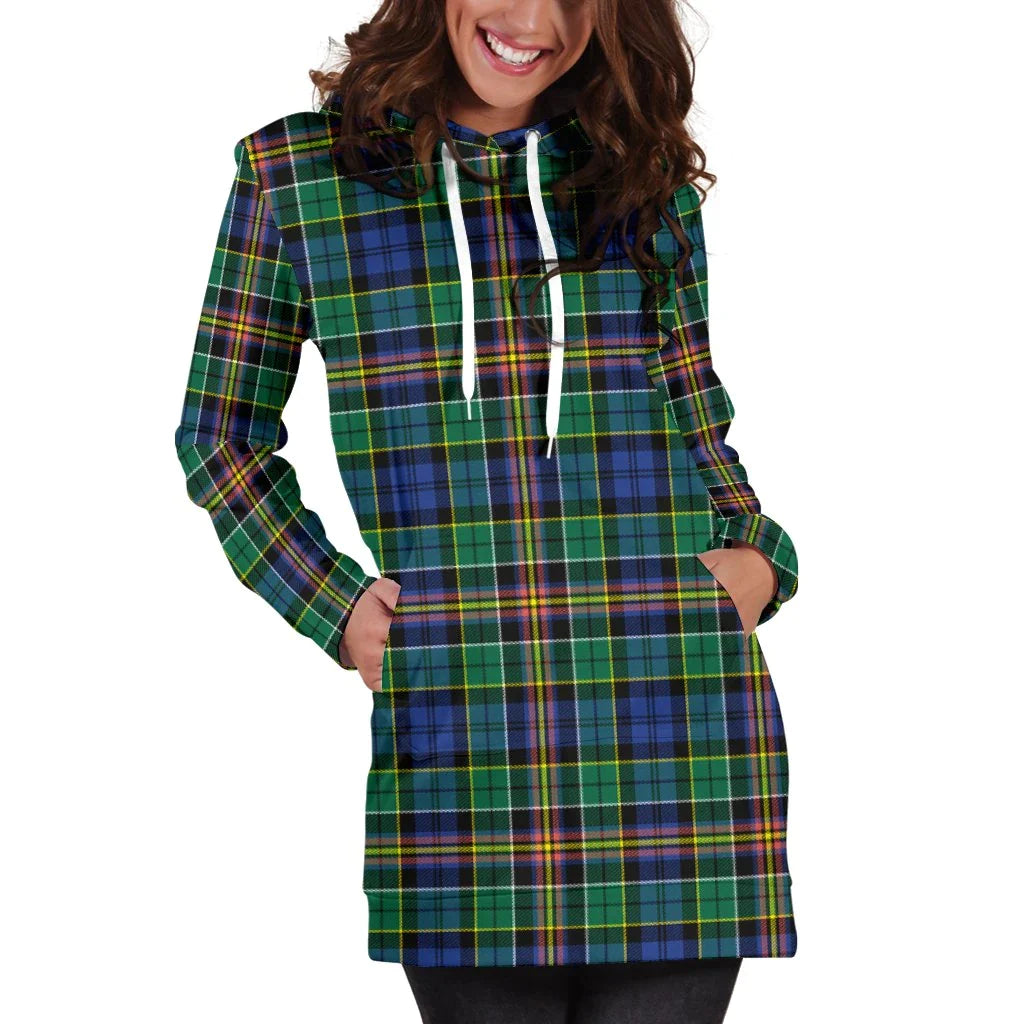 Allison Tartan Plaid Hoodie Dress