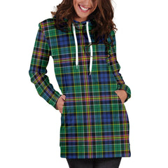 Allison Tartan Plaid Hoodie Dress