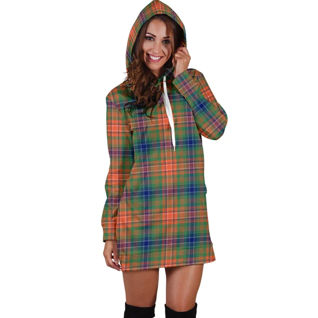 Wilson Ancient Tartan Plaid Hoodie Dress