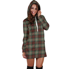 SCOTT BROWN ANCIENT Tartan Plaid Hoodie Dress