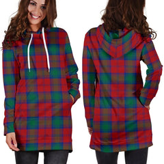 Lindsay Modern Tartan Plaid Hoodie Dress