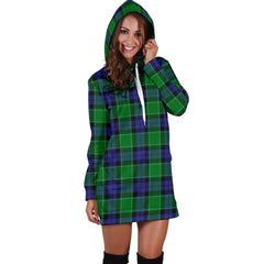 Graham of Menteith Modern Tartan Plaid Hoodie Dress