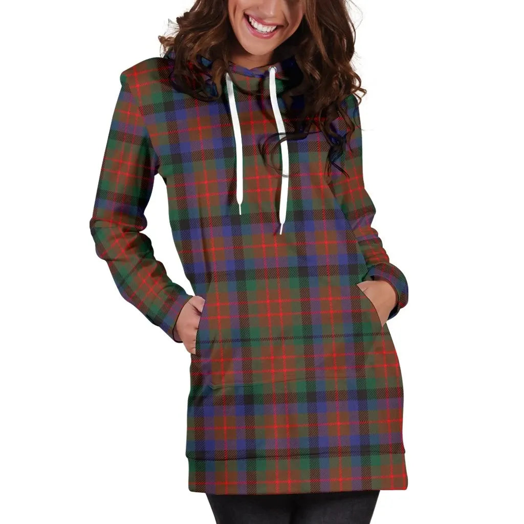 MacDuff Hunting Modern Tartan Plaid Hoodie Dress