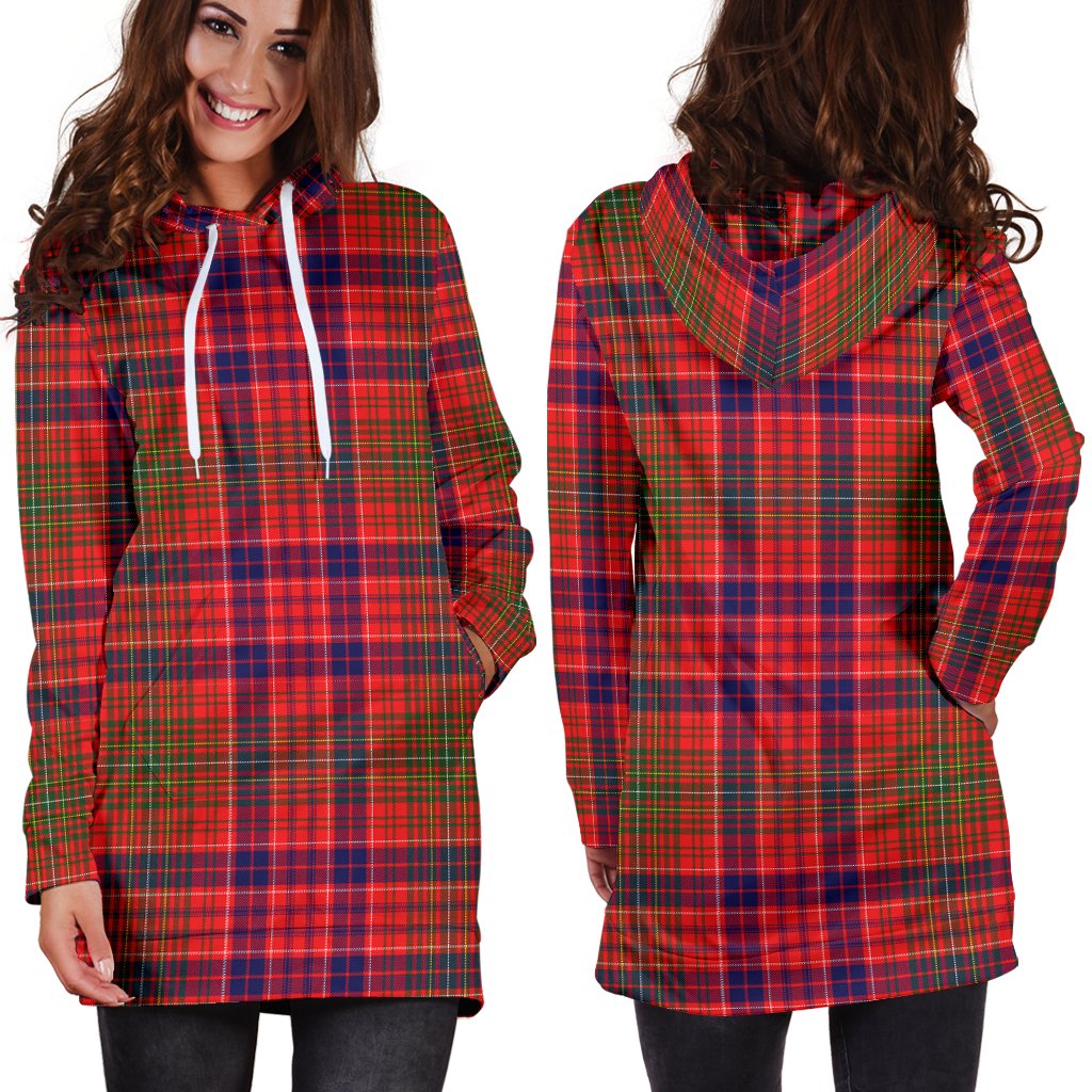 Lumsden Modern Tartan Plaid Hoodie Dress