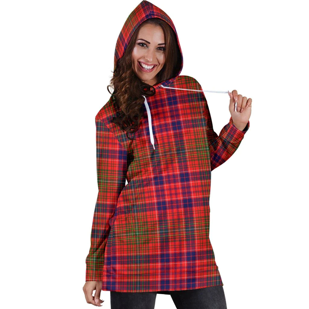 Lumsden Modern Tartan Plaid Hoodie Dress