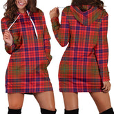 Lumsden Modern Tartan Plaid Hoodie Dress