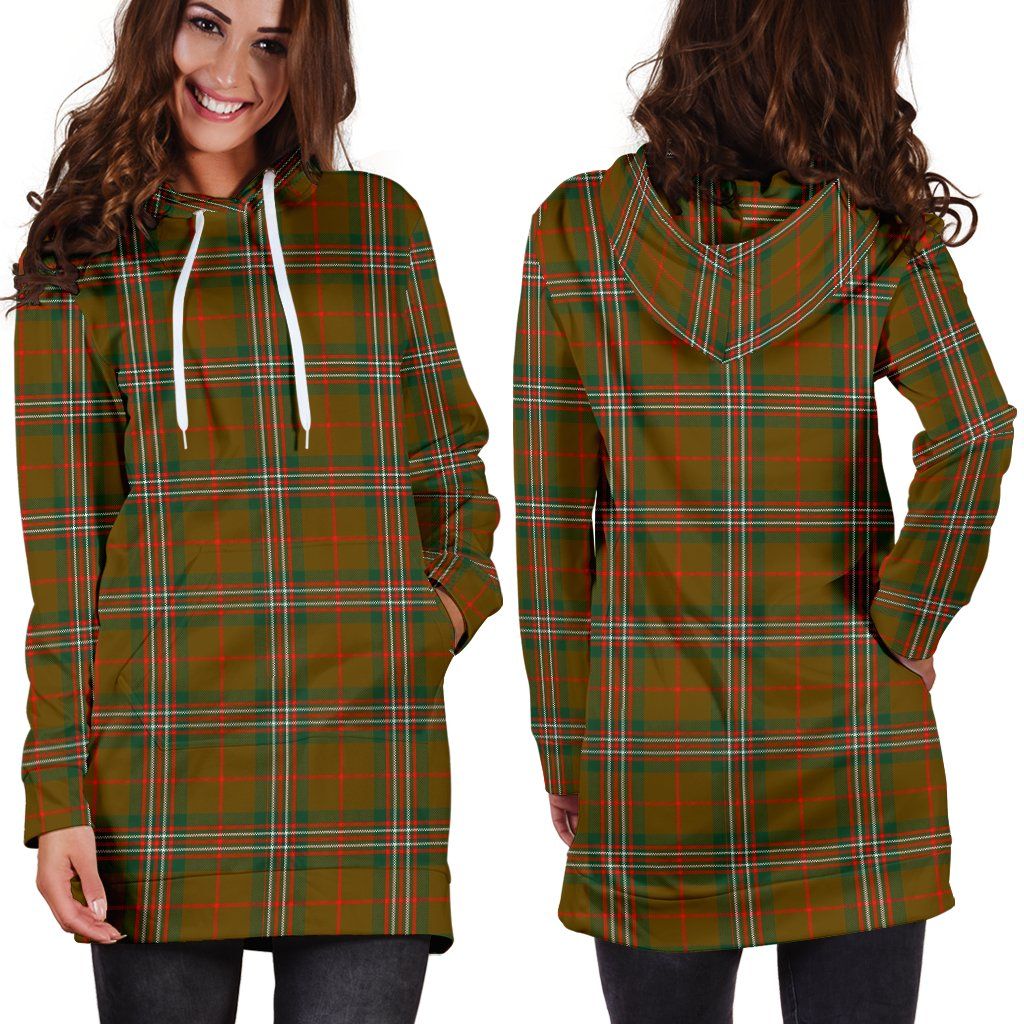 SCOTT BROWN MODERN Tartan Plaid Hoodie Dress