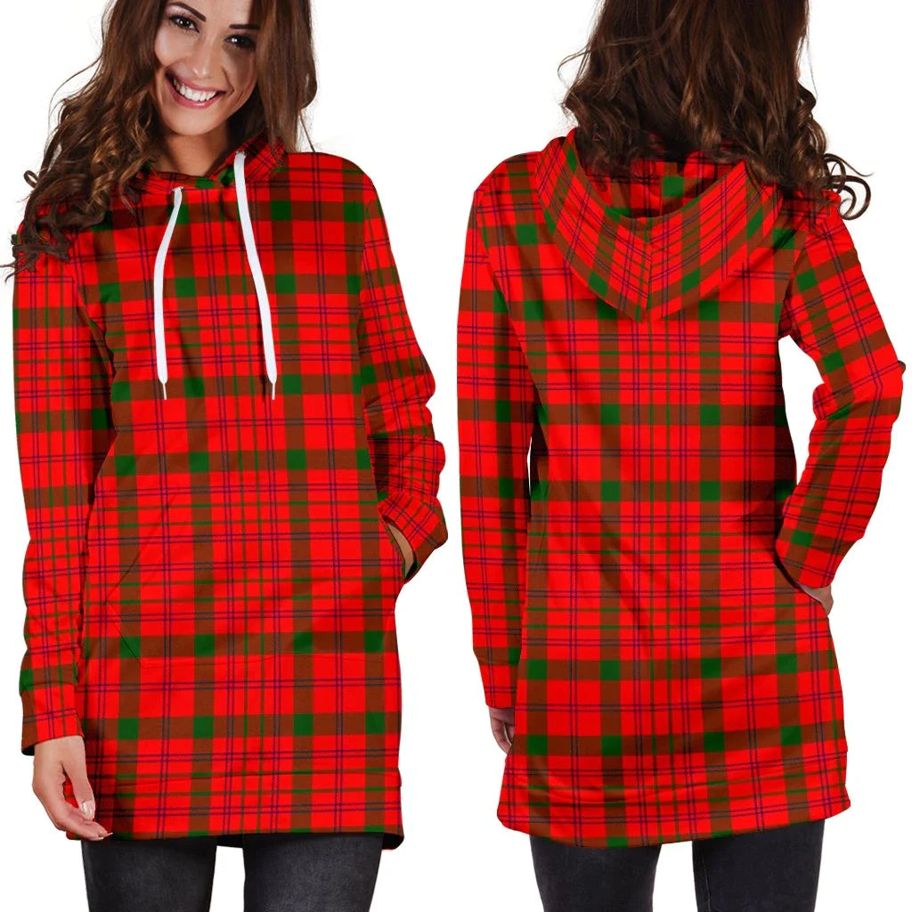 MacDonnell of Keppoch Modern Tartan Plaid Hoodie Dress
