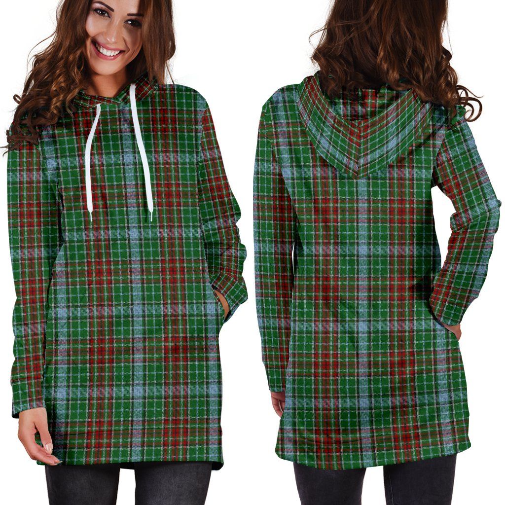 Gayre Tartan Plaid Hoodie Dress