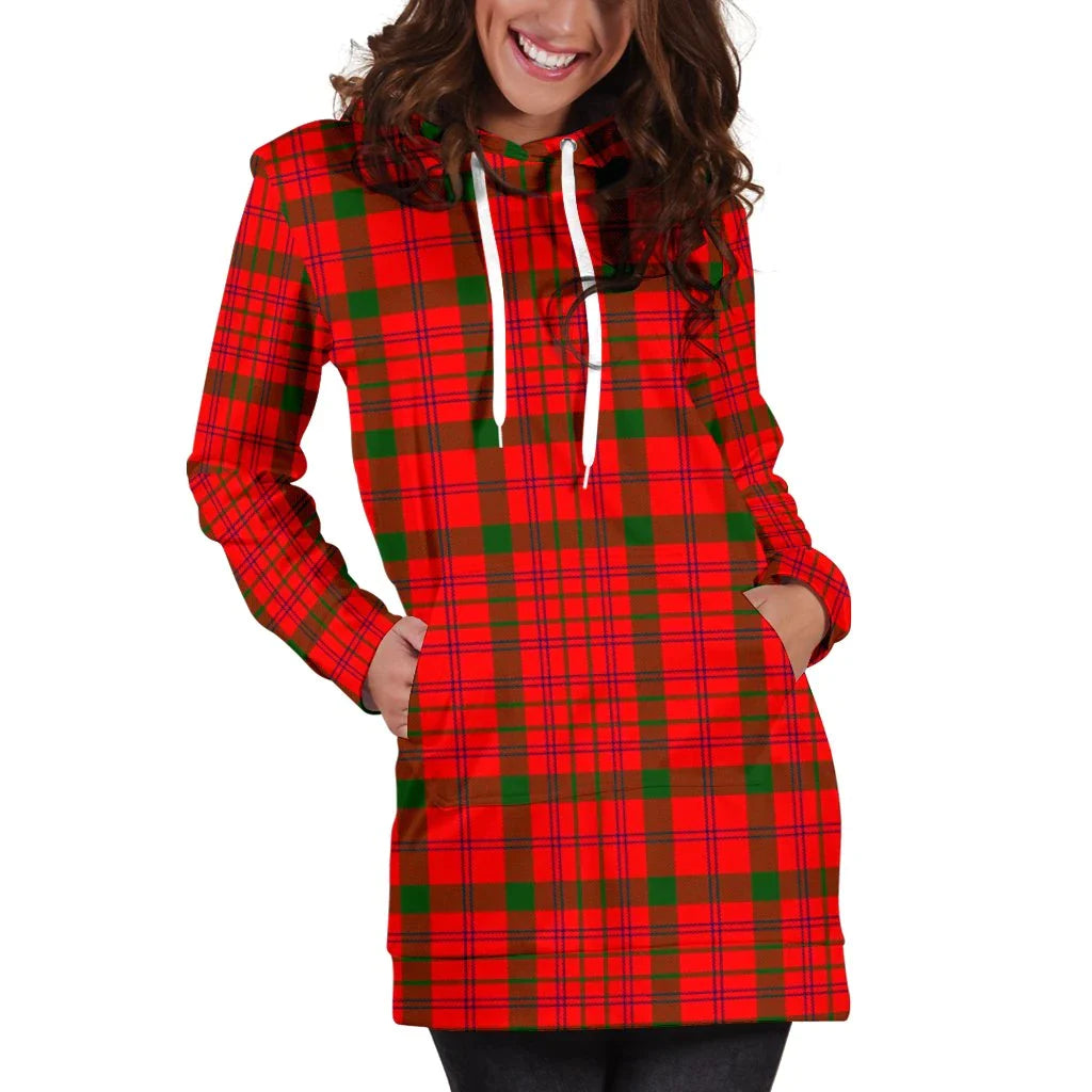 MacDonnell of Keppoch Modern Tartan Plaid Hoodie Dress