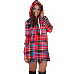 Aberdeen District Tartan Plaid Hoodie Dress