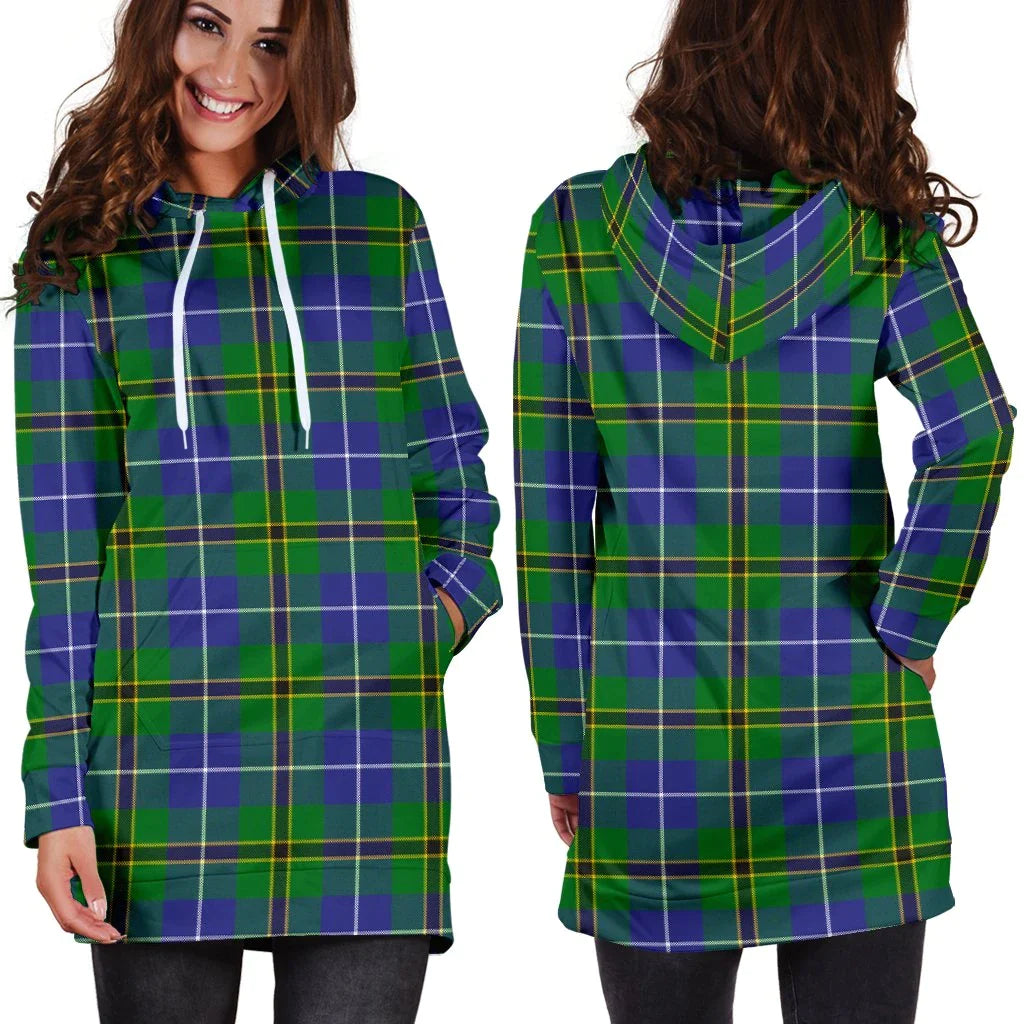 Turnbull Hunting Tartan Plaid Hoodie Dress