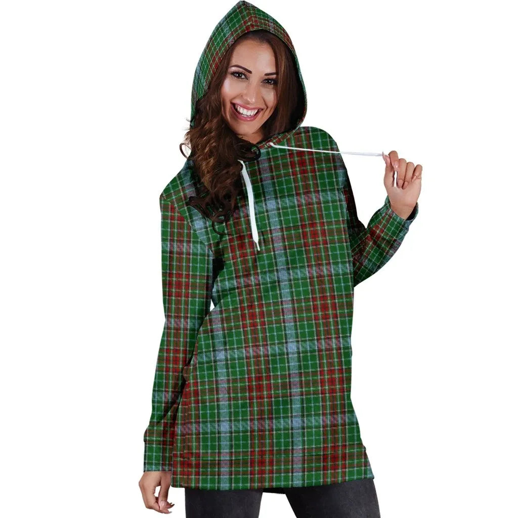 Gayre Tartan Plaid Hoodie Dress