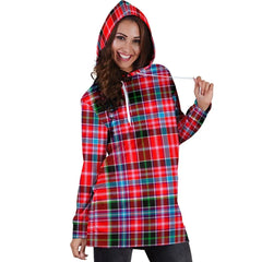 Aberdeen District Tartan Plaid Hoodie Dress