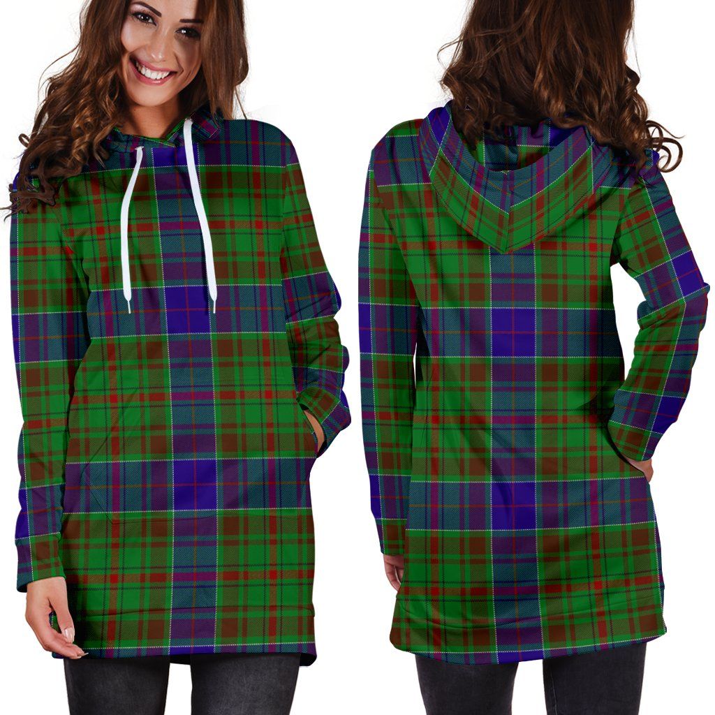 Adam Tartan Plaid Hoodie Dress