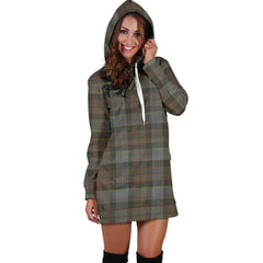 Outlander Fraser Tartan Plaid Hoodie Dress