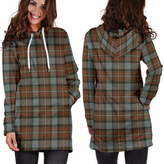Fergusson Weathered Tartan Plaid Hoodie Dress