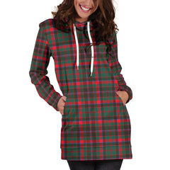 Cumming Hunting Modern Tartan Plaid Hoodie Dress